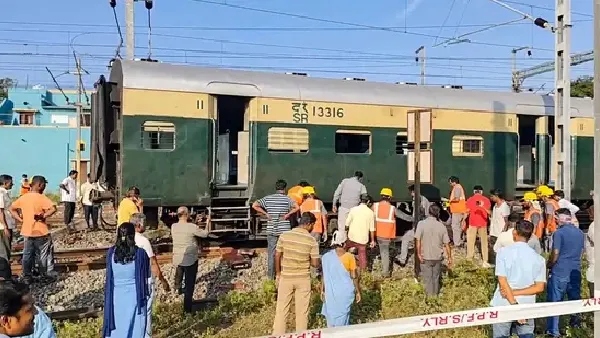 Passenger train derailed