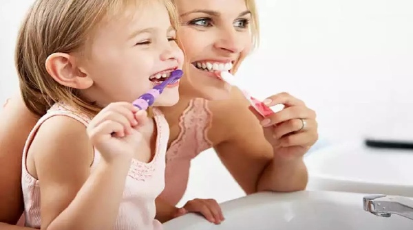 Are children using an adult s toothbrush