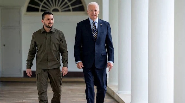 Zelensky Says Spoke With Biden