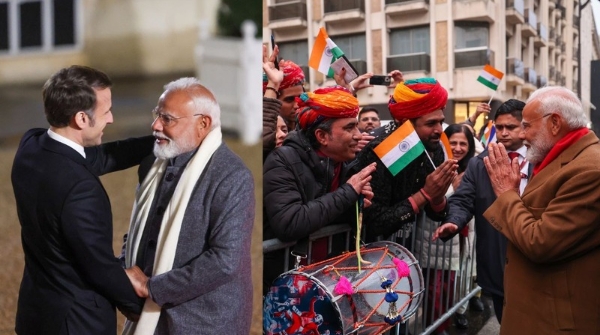 PM Modi arrives in Paris