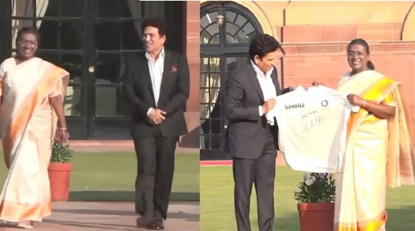 tendulkar meet president