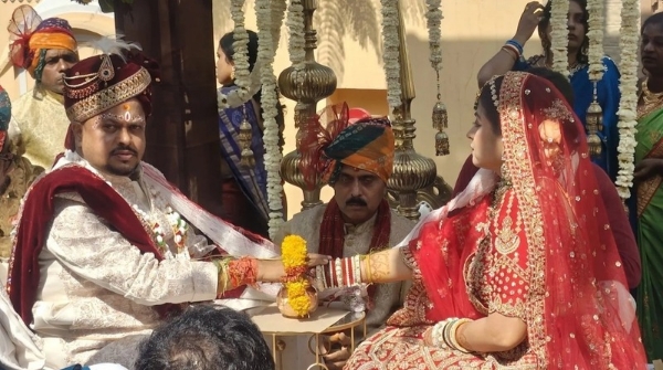 Mahanga MLA Sarada Pradhan gets married