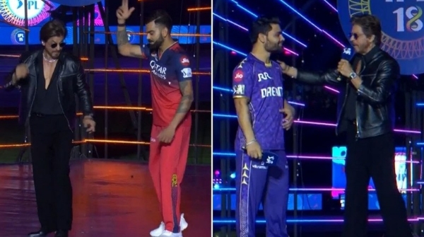 Virat and Rinku Singh dance with Shahrukh