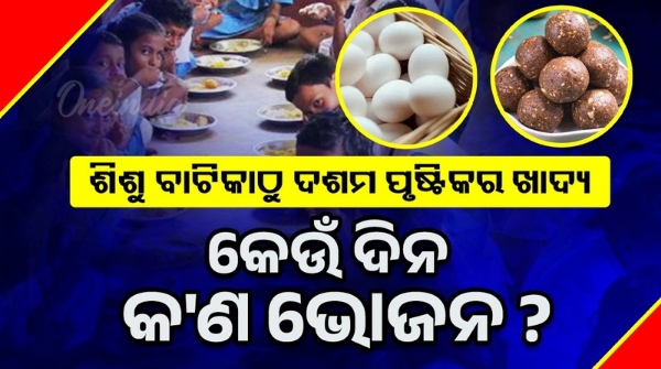 Weekly midday meal schedule revealed