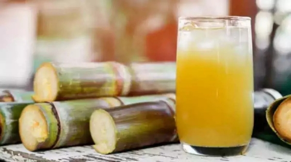 Are you drinking sugar cane juice in the heat