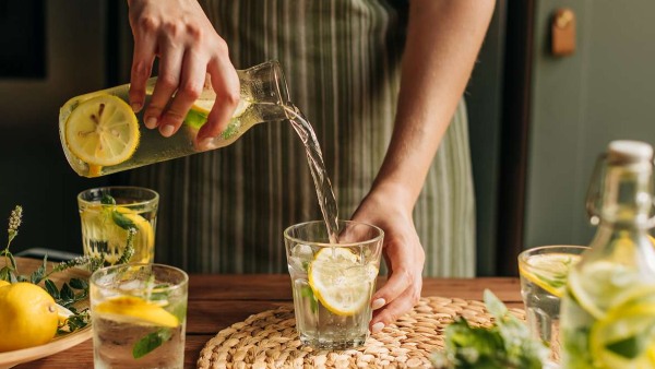 lemon water