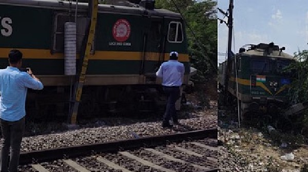 Railways engine derails at Aishbagh Junction in Lucknow