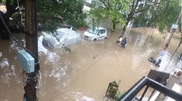 Waterlogging After Heavy Rain In Bengaluru