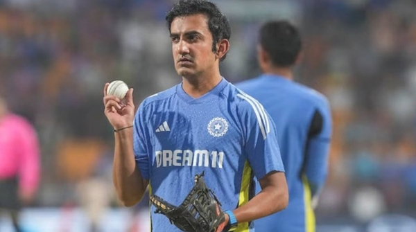 Gautam Gambhir returns home from England