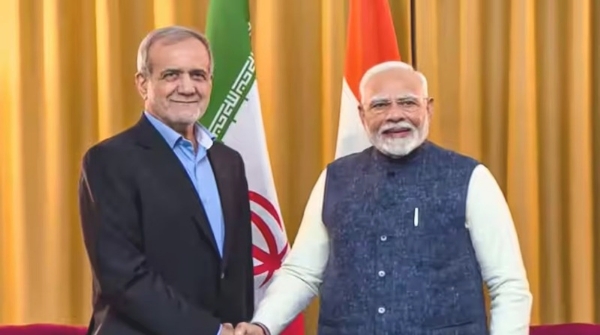 PM Modi Speaks To Iran President