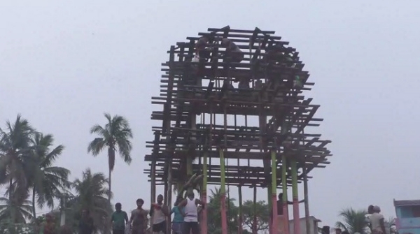 Baladevjiu s Brahma Taldhwaj Rath