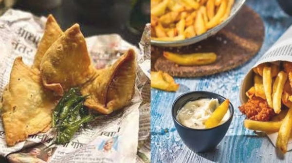 Are you eating food wrapped in newspaper Are you eating food wrapped in newspaper