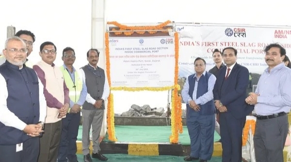 Adani Ports Unveils First Steel Slag Road in Hazira