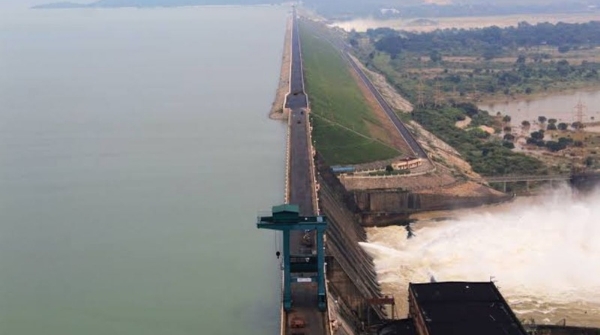 Hirakud reservoir water level rises