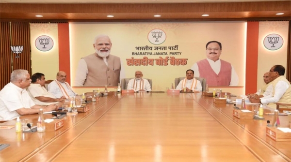 BJP parliamentary board meeting on Sunday