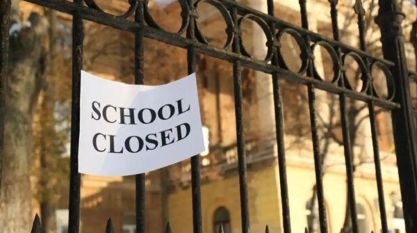 school closed
