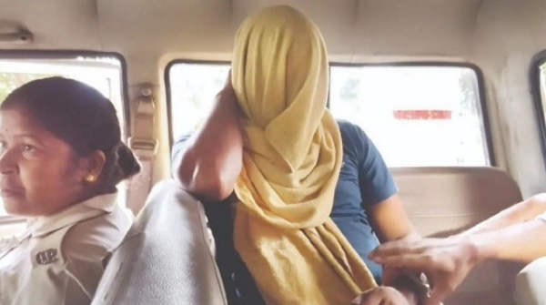 Deepak with dead body on his car