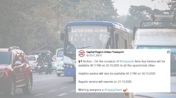 Aam Bus closed from 3 pm today for Diwali