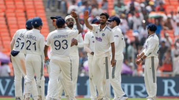 India beat West Indies by an innings and 140 runs Ravindra Jadeja named Player of the Match