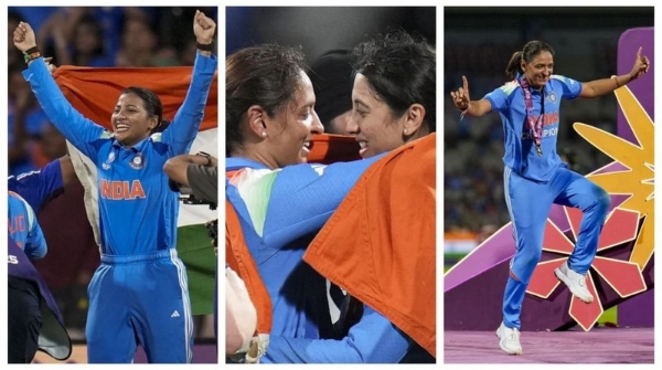 Harmanpreet dances hugs emotional Mandhana