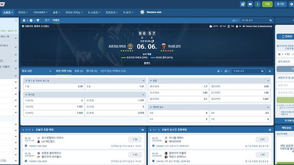 실시간 테니스 토토사이트 TOP3