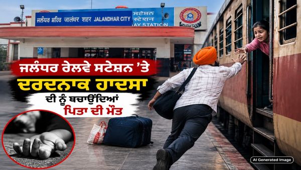 ਧੀ ਨੂੰ ਬਚਾਉਣ ਦੌੜੇ ਪਿਓ ਦੀ ਚੱਲਦੀ ਟਰੇਨ ਹੇਠਾਂ ਆਉਣ ਨਾਲ ਮੌਤ, ਬਿਆਸ ਡੇਰੇ ਜਾ ਰਿਹਾ ਸੀ ਪਰਿਵਾਰ