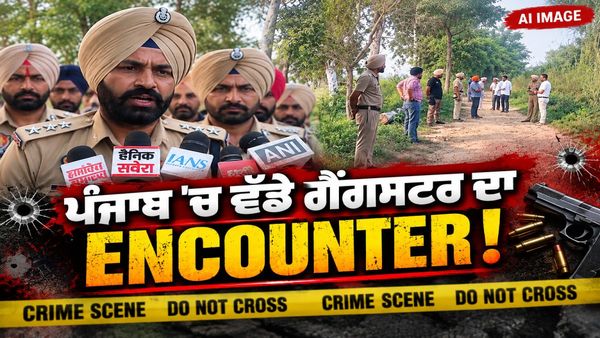 ਪੰਜਾਬ 'ਚ ਮੁੜ Encounter! ਦੋਵੇਂ ਪਾਸਿਓਂ ਚੱਲੀਆਂ ਗੋਲ਼ੀਆਂ, ਗ੍ਰੇਨੇਡ ਹਮਲੇ 'ਚ ਲੋੜੀਂਦਾ ਸੀ ਗੈਂਗਸਟਰ