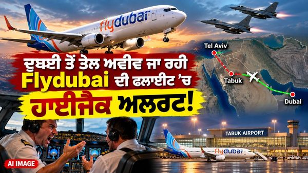 flydubai ਦੀ ਫ਼ਲਾਈਟ ਤੋਂ ਭੇਜਿਆ ਗਿਆ Hijack Alert, ਇਜ਼ਰਾਈਲ ਨੇ ਜਹਾਜ਼ ਵੱਲ੍ਹ ਭੇਜੇ ਆਪਣੇ ਫਾਈਟਰ ਜੈੱਟ, ਪੜ੍ਹੋ ਪੂਰਾ ਮਾਮਲਾ।