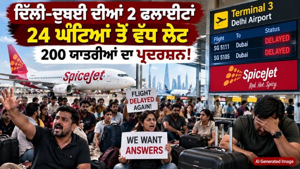 SpiceJet ਦੀਆਂ ਫਲਾਈਟਾਂ ਦਾ ਬੁਰਾ ਹਾਲ! ਲੋਕਾਂ ਦਾ ਚੜ੍ਹਿਆ ਪਾਰਾ!