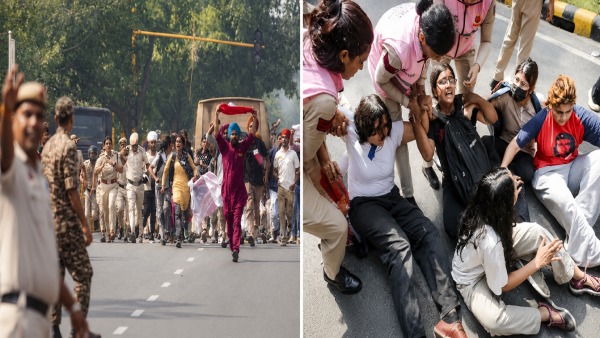 delhi protest