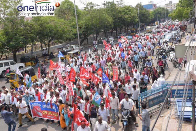 Photo Gallery: Capture Dharna Chowk Protest In Hyderabad
