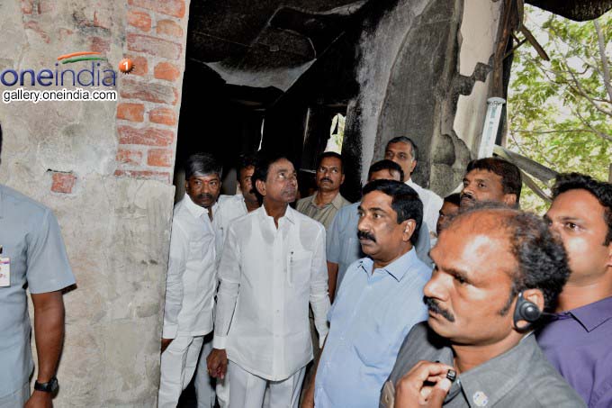 PHOTOS: Telangana CM KCR On Tuesday Has Visited The Andhra Jyothi Office
