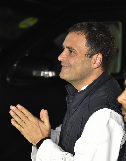 Congress Supporters And Workers Celebrate Party's Victory