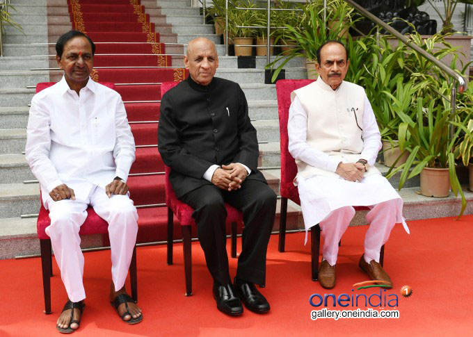 K Chandrashekar Rao Takes Oath As Telangana CM