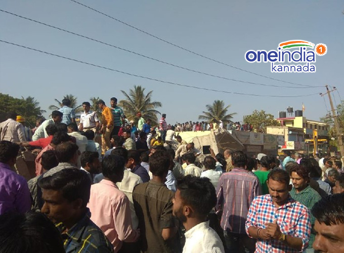 Under construction building collapsed in Dharwad