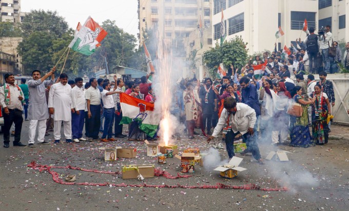 JMM-Congress Alliance Celebrations Over Jharkhand Election Victory