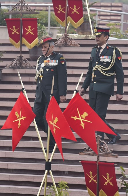 India's First CDS Gen Bipin Rawat Take Charge In New Delhi