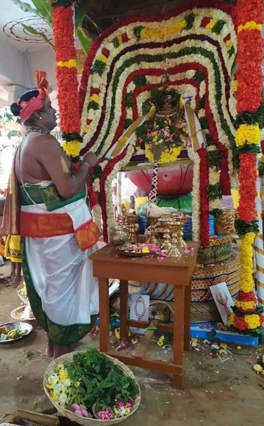 தஞ்சாவூர் கோவில் யாகசாலை பூஜை