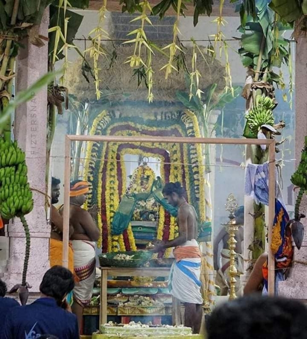 தஞ்சாவூர் கோவில் யாகசாலை பூஜை