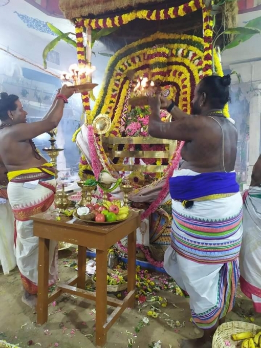 தஞ்சாவூர் கோவில் யாகசாலை பூஜை