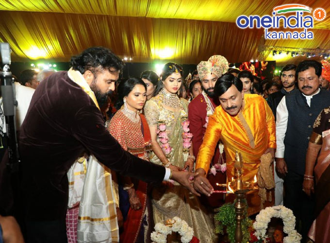 ಬಿ.‌ ಶ್ರೀರಾಮುಲು ಪುತ್ರಿ ರಕ್ಷಿತಾ ಮದುವೆ ಸಂಭ್ರಮ