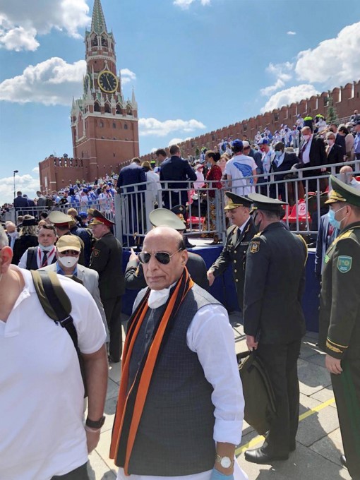 రష్యాలో జరిగిన 75వ విక్టరీ పరేడ్