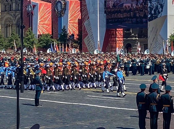 రష్యాలో జరిగిన 75వ విక్టరీ పరేడ్