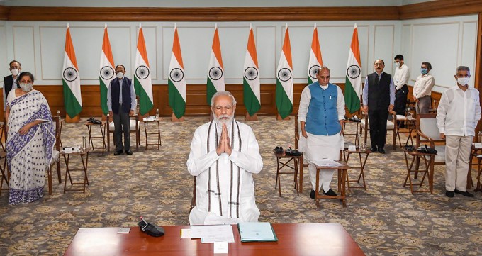 PM Narendra Modi During All party meeting On Indo-China Face-Off
