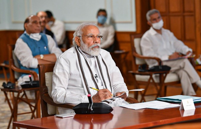 PM Narendra Modi During All party meeting On Indo-China Face-Off