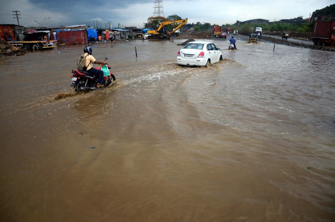 Heavy Rain Aftermath of Cyclone Nisarga