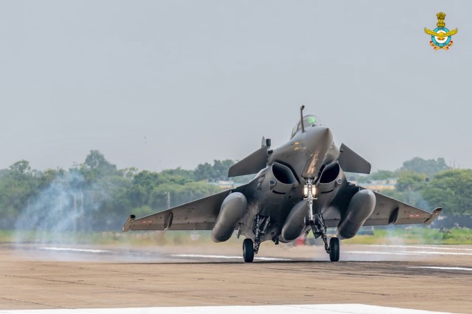 First batch of IAF Rafale aircrafts lands At Ambala airbase