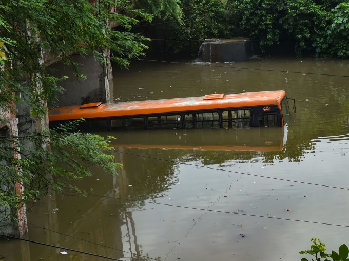 Heavy Rainfall In New Delhi