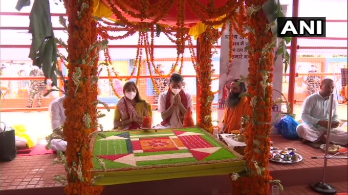 Preparation for Ram Mandir Bhoomi Pujan Is In Full Swing In Ayodhya