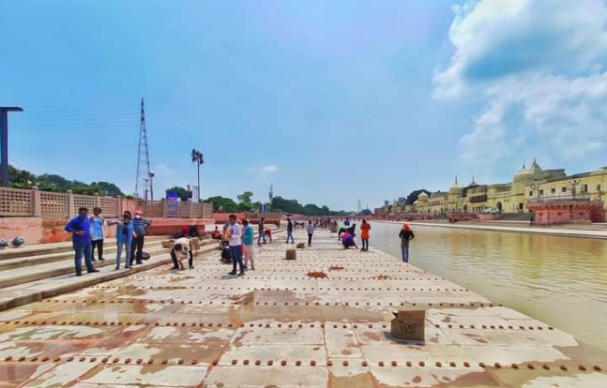 Preparation for Ram Mandir Bhoomi Pujan Is In Full Swing In Ayodhya